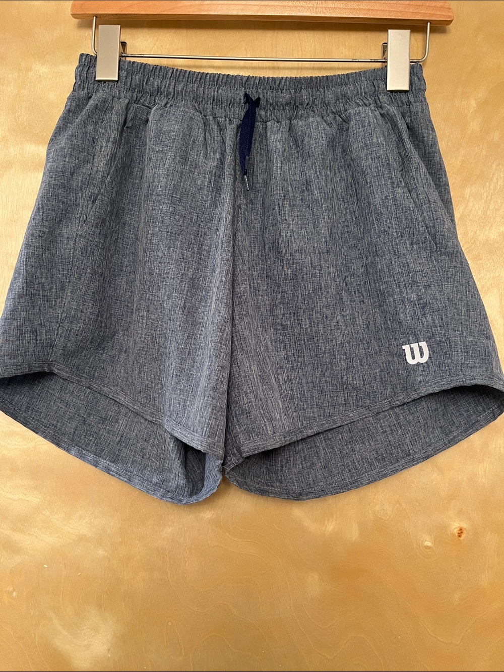 Wilson Women's Heather Navy Blue Athletic Shorts